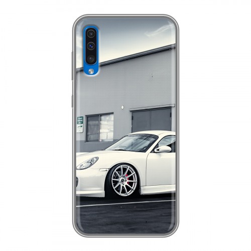 Дизайнерский силиконовый чехол для Samsung Galaxy A50 Porsche