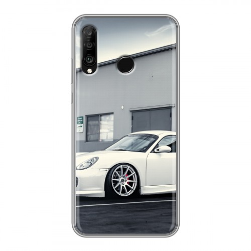 Дизайнерский силиконовый чехол для Huawei P30 Lite Porsche