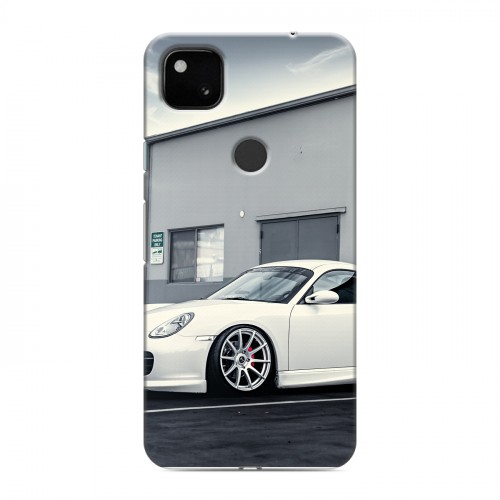 Дизайнерский пластиковый чехол для Google Pixel 4a Porsche