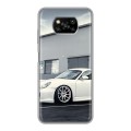 Дизайнерский силиконовый с усиленными углами чехол для Xiaomi Poco X3 Porsche