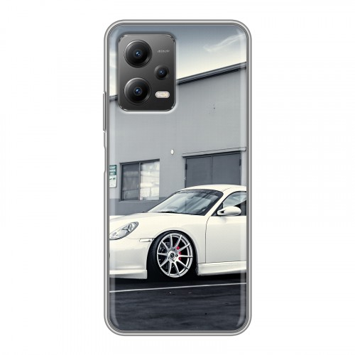 Дизайнерский силиконовый чехол для Xiaomi Poco X5 Porsche