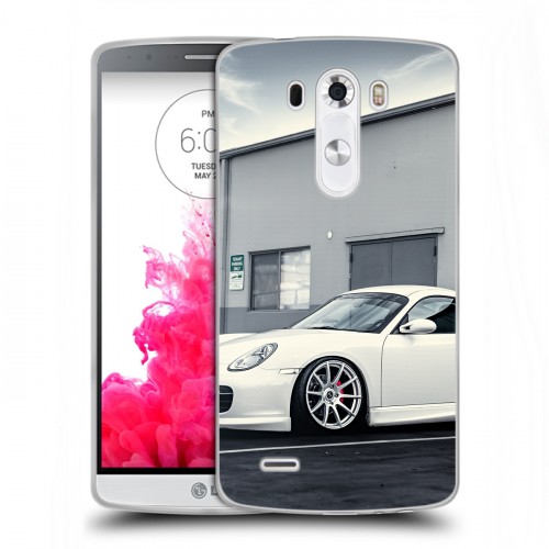 Дизайнерский пластиковый чехол для LG G3 (Dual-LTE) Porsche