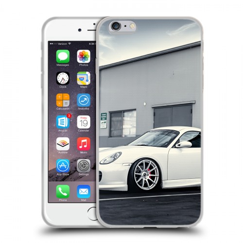 Дизайнерский силиконовый чехол для Iphone 6 Plus/6s Plus Porsche