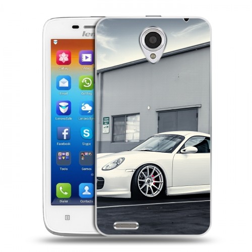 Дизайнерский пластиковый чехол для Lenovo S650 Ideaphone Porsche