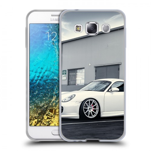 Дизайнерский пластиковый чехол для Samsung Galaxy E5 Porsche