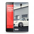 Дизайнерский силиконовый чехол для Xiaomi RedMi Note Porsche