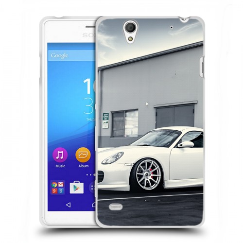 Дизайнерский пластиковый чехол для Sony Xperia C4 Porsche