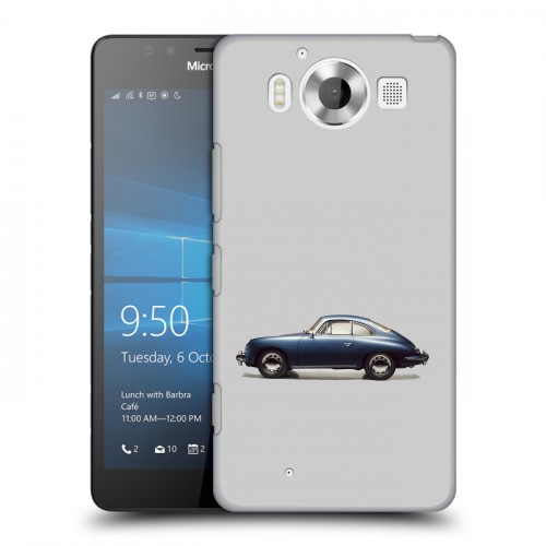 Дизайнерский пластиковый чехол для Microsoft Lumia 950 Porsche