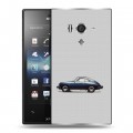 Дизайнерский пластиковый чехол для Sony Xperia acro S Porsche