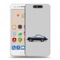 Дизайнерский пластиковый чехол для ZTE Blade V8 Porsche