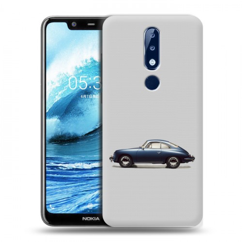 Дизайнерский силиконовый чехол для Nokia 5.1 Plus Porsche