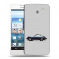 Дизайнерский пластиковый чехол для Huawei Ascend D2 Porsche