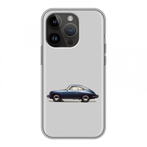 Дизайнерский силиконовый чехол для Iphone 14 Pro Porsche