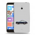 Дизайнерский пластиковый чехол для Nokia Lumia 1320 Porsche