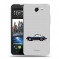 Дизайнерский пластиковый чехол для HTC Desire 516 Porsche