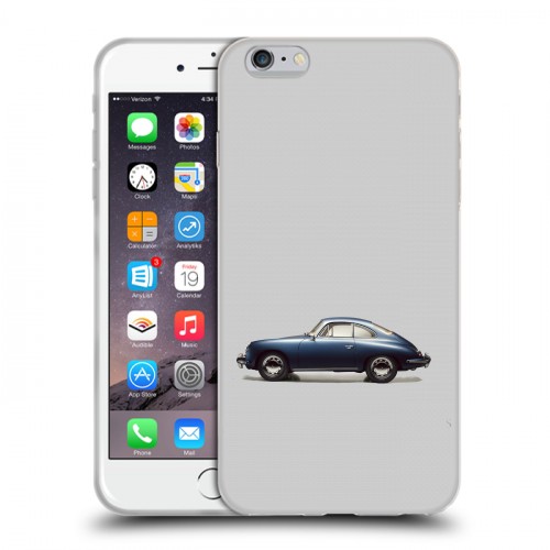 Дизайнерский силиконовый чехол для Iphone 6 Plus/6s Plus Porsche