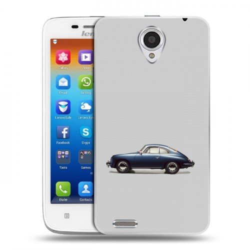 Дизайнерский пластиковый чехол для Lenovo S650 Ideaphone Porsche