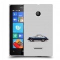 Дизайнерский пластиковый чехол для Microsoft Lumia 435 Porsche