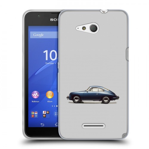 Дизайнерский пластиковый чехол для Sony Xperia E4g Porsche