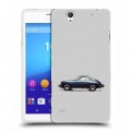 Дизайнерский пластиковый чехол для Sony Xperia C4 Porsche