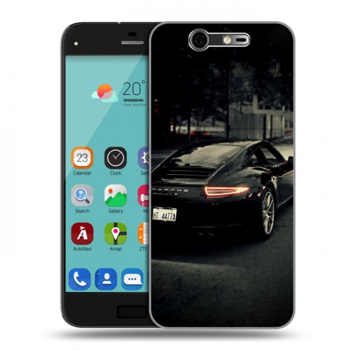 Дизайнерский силиконовый чехол для ZTE Blade S7 Porsche