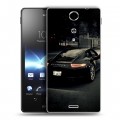 Дизайнерский пластиковый чехол для Sony Xperia TX Porsche