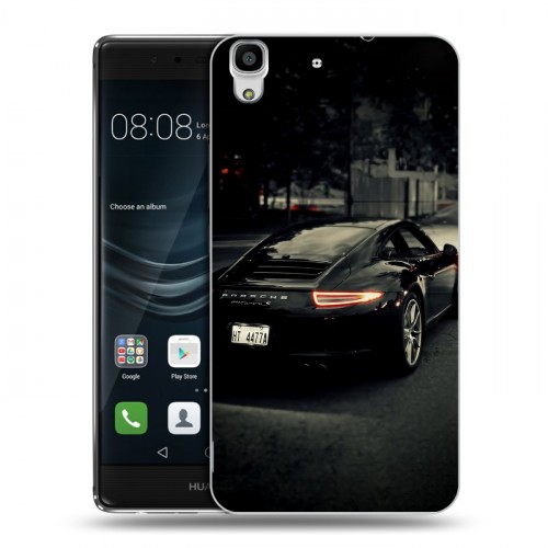 Дизайнерский пластиковый чехол для Huawei Y6II Porsche