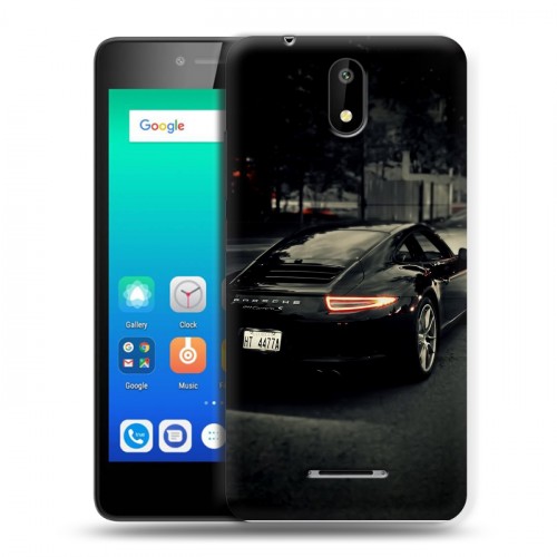 Дизайнерский силиконовый чехол для Micromax Q409 Porsche