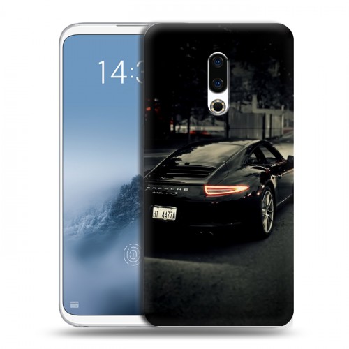 Дизайнерский силиконовый чехол для Meizu 16th Plus Porsche