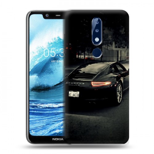 Дизайнерский силиконовый чехол для Nokia 5.1 Plus Porsche