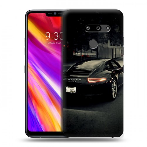 Дизайнерский пластиковый чехол для LG G8 ThinQ Porsche