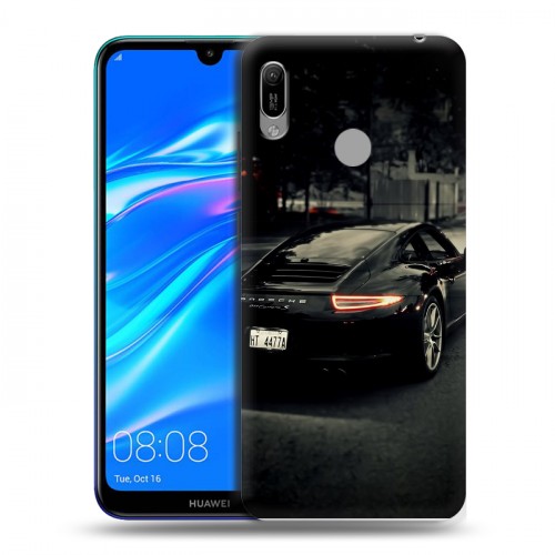 Дизайнерский пластиковый чехол для Huawei Y6 (2019) Porsche