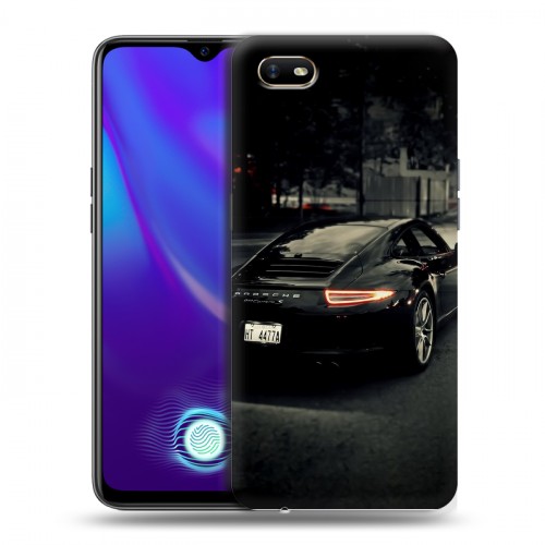 Дизайнерский силиконовый с усиленными углами чехол для OPPO A1k Porsche