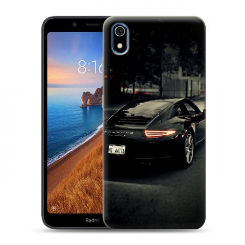 Дизайнерский силиконовый чехол для Xiaomi RedMi 7A Porsche