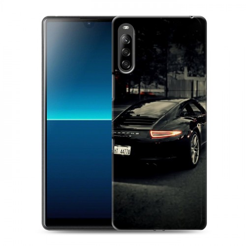 Дизайнерский силиконовый с усиленными углами чехол для Sony Xperia L4 Porsche