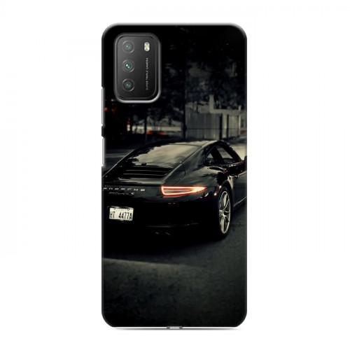 Дизайнерский пластиковый чехол для Xiaomi Poco M3 Porsche