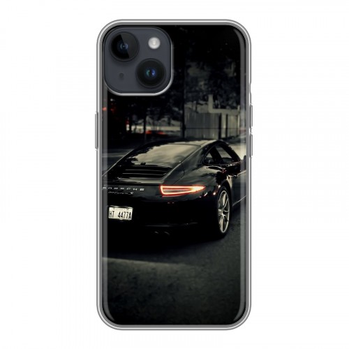 Дизайнерский пластиковый чехол для Iphone 14 Porsche