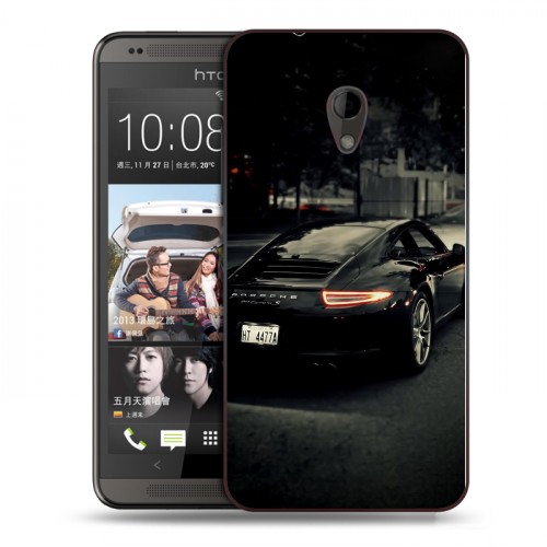 Дизайнерский силиконовый чехол для HTC Desire 700 Porsche