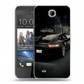 Дизайнерский пластиковый чехол для HTC Desire 300 Porsche