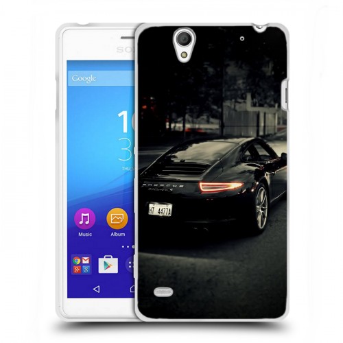 Дизайнерский пластиковый чехол для Sony Xperia C4 Porsche