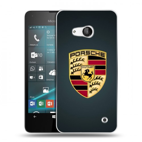 Дизайнерский пластиковый чехол для Microsoft Lumia 550 Porsche