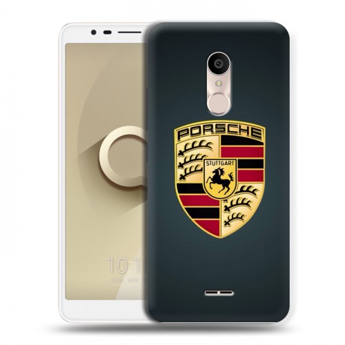 Дизайнерский силиконовый чехол для Alcatel 3C Porsche