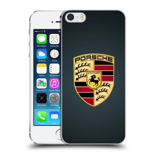 Дизайнерский пластиковый чехол для Iphone 5s Porsche
