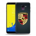 Дизайнерский пластиковый чехол для Samsung Galaxy J6 Porsche