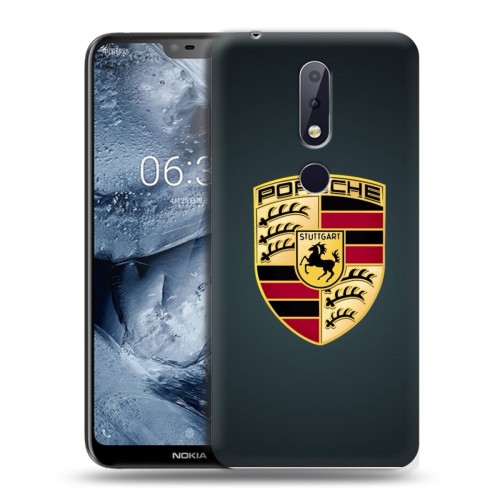 Дизайнерский пластиковый чехол для Nokia 6.1 Plus Porsche