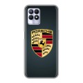 Дизайнерский силиконовый с усиленными углами чехол для Realme 8i Porsche