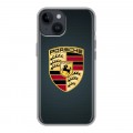 Дизайнерский пластиковый чехол для Iphone 14 Porsche