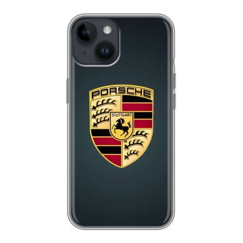 Дизайнерский пластиковый чехол для Iphone 14 Porsche