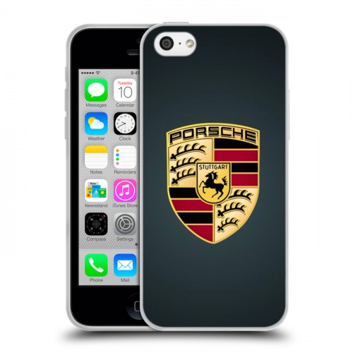 Дизайнерский пластиковый чехол для Iphone 5c Porsche