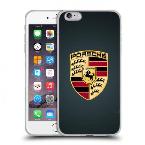 Дизайнерский силиконовый чехол для Iphone 6 Plus/6s Plus Porsche